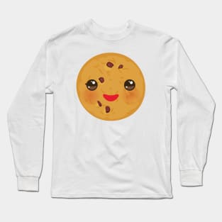 Chocolate chip cookie freshly baked (2) Long Sleeve T-Shirt